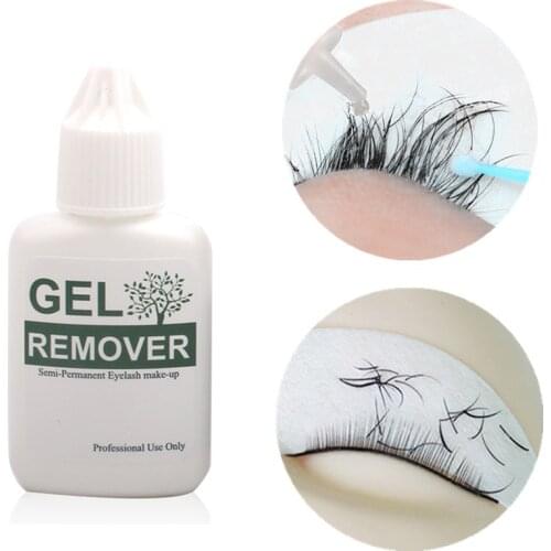 15ml Eyelash Glue Adhesive Remover False Eye lashes Makeup Remover Fast and Safe Eyelash Extension Glue Remover Non-irritating