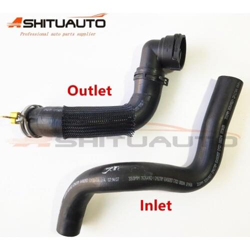 AshituAuto (2Pcs/set) Original Engine Coolant Inlet Hose & Outlet Hose pipes for Chevrolet Cruze OEM# 9014054 9076033