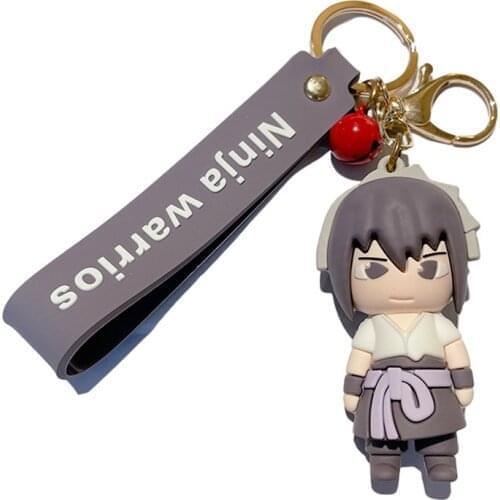 Naruto Ninja Key Ring Cute Anime Naruto Kakashi Cartoon Doll Car Pendant Quality Assurance 6cm PVC ABS Figma Gift Collection