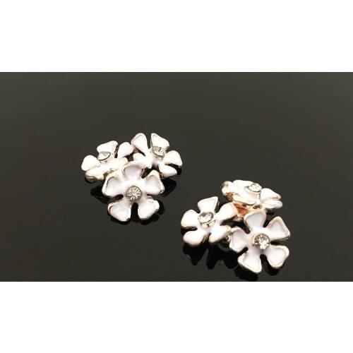 Hot Sale wholesale 20pcs/lot rhinestone Button diamond Wedding Button crystal DIY hair decoration Accessories YC95
