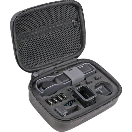 Gimbal Portable case PU waterproof Shock absorber bag filter Spare parts box for dji osmo pocket 1 / osmo pocket 2 camera Acce