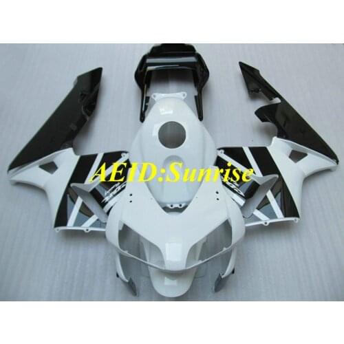 Motorcycle Fairing kit for HONDA CBR600RR F5 03 04 CBR 600RR 2003 2004 cbr600rr ABS white black Fairings set+gifts HR02