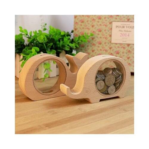 MINIDEAL Wooden Piggy Banks For Money