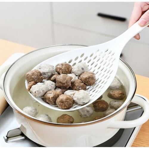 New Kitchen Nylon Strainer Hotpot Colander for Large Diameter Noodle Spoon Colander Leakage Filter Sieve Net