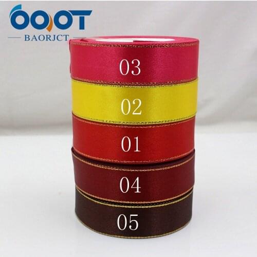 OOOT BAORJCT 1710232,5 color can choose 25 Yards Silk Satin Ribbon Wedding decorative ribbons gift wrap DIY handmade materials