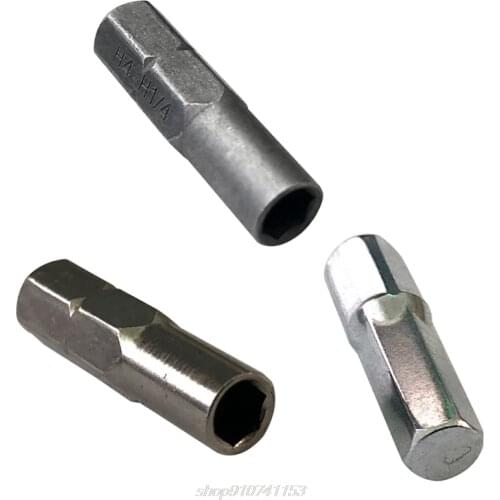 6.35mm 1/4" Insert Bit adapter to 4mm Bit Hex Holder Screw Driver Bit Adapter Manual/Electric Screw Adapter Je16 21 Dropship