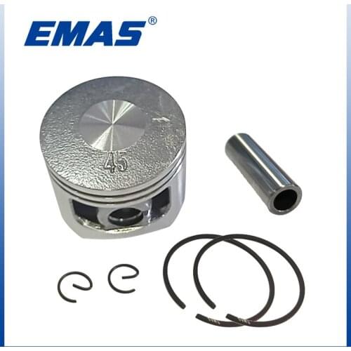 Piston kit 45MM for E 5200 Chainsaw Aftermarket parts free shipping piston+ rings+ pin+ clip