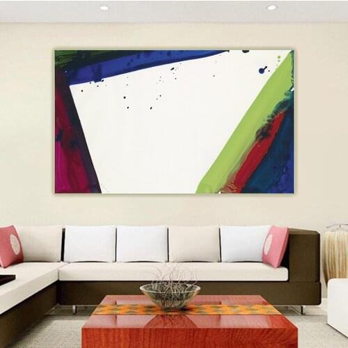 Sam Francis《 Untitled, 1977》Abstract Canvas Oil Painting Artwork Poster Picture Wall Hanging Decor Home Living Room Decoration