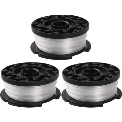 Hot 3 Pack Trimmer Replacement Spool for BLACK+DECKER AF-100-3ZP 30Ft 0.065 Inch Trimmer Line