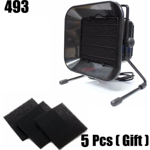 High quality 493 Solder soldering Smoke Absorber ESD Fume Extractor with 5 free Activated Carbon Filter Sponge