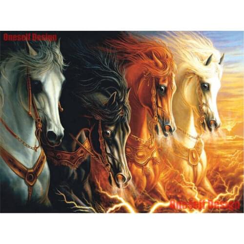 2019 top popular 5d diamond painting full square horse diy diamond mosaic sale hot horse 5d diamond embroidery full set horse