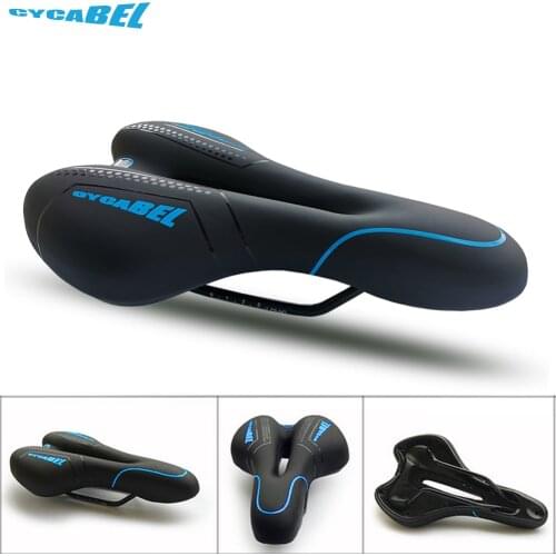 CYCABEL Shock Absorbing Hollow Bicycle Saddle Seat MTB Road Mountain Bike Saddle Comfortable Seat Racing Cycling Accessories