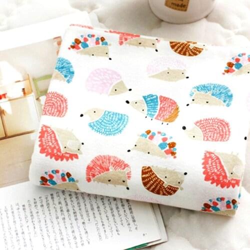 Buulqo 100% Cotton knitted Organic fabric printed cartoon baby cotton jersey fabric for DIY sewing product