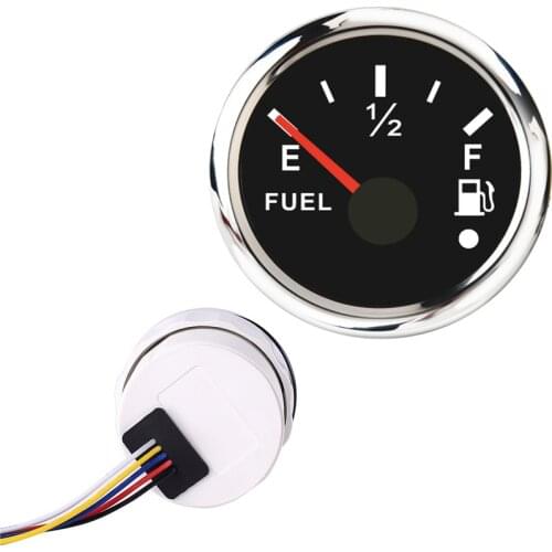 0~190/ 240~33 ohm Fuel Level Gauge Stainless steel 316L Waterproof Fuel Level Indicator Fit for Universal Boat Car
