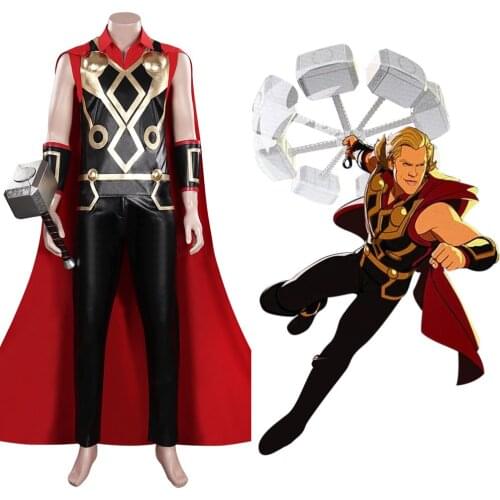 What If - Thor Cosplay Costume Outfits Halloween Carnival Suit