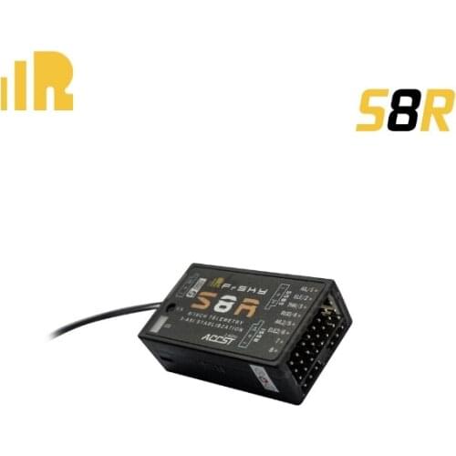 Frsky S8R 16CH 3-Axis Stablibzation RSSI PWM Output Telemetry Receiver With Smart Port