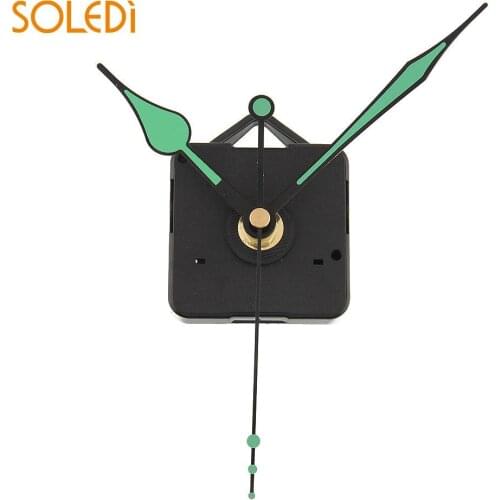 Quality Clock Movement Mechanism Parts DIY Tool Set with Green Hands Silence Part Repair Set Wall Clock Parts Kit Tools