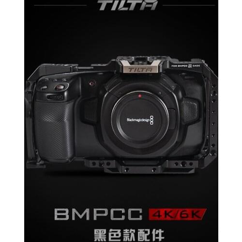 TILTA Black Color Cage for BMPCC4K 6K DSLR Camera Cage for Blackmagic Pocket Cinema Accessories Kit TA-T01-FCC-B