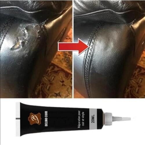 20Ml Leather Refurbish Cleaner Repair Cream Advanced Leather Repair Gel Car Chair Dashboard Sofa Coat Repair Accessory Household