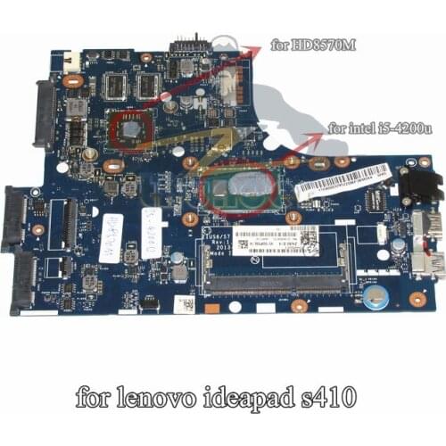 LA-A321P 90003295 for lenovo ideapad S410 laptop motherboard I5-4250U HD 8570M 1GB DDR3L