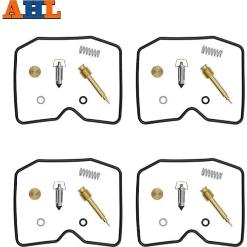 AHL 4 Sets Motorcyclce Carburetor Rebuild Repair Tool Kit For Kawasaki EL250 EN450 EN500 EX250 Ninija EX500 KEF300 KL250D