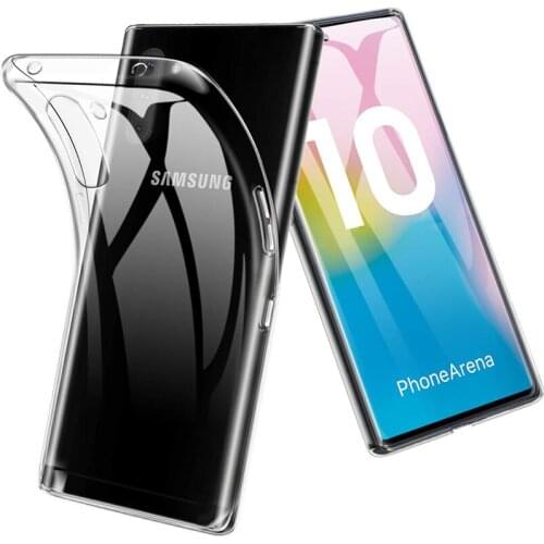 Soft Clear Silica Gel TPU for Samsung Galaxy Note 10/10 Pro SamsungNote10 Note10Pro 10Pro Phone Case Transparent Thin Back Cover