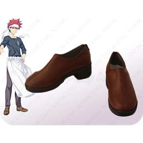 New Shokugeki no Soma Yukihira Soma Boots Anime Cosplay Shoes