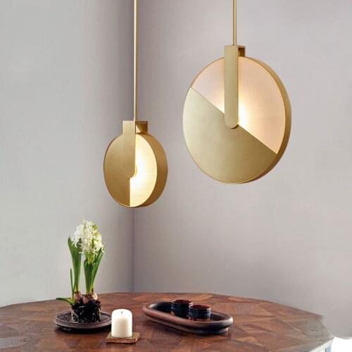 Personality Creative Single Head Ring Pendant Lights For Bedroom Bedside Dinning Bar Porch Lighting Fixture Hanging Lamp