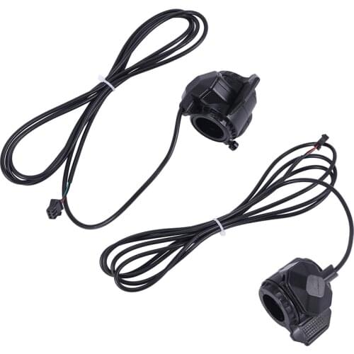 Speed Control 3 Wires Thumb Throttle 22.5mm Handle Shifter Finger Accelerator for Electric Bike Scooter Throttle
