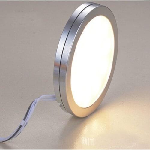 Pack of 6 units) LED Under Cabinet LightingLED Puck Lights, Under Cabinet Lighting for Home Kitchen Counter Lighting