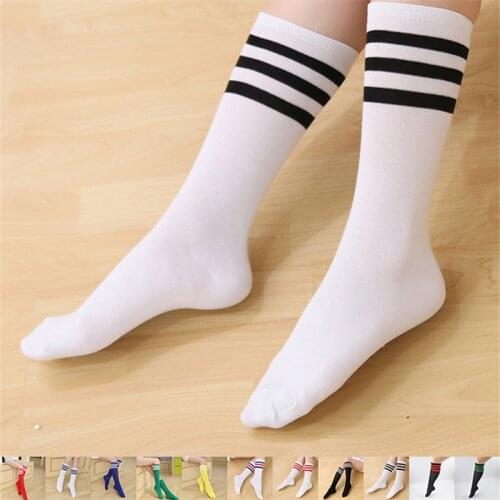 Spring Summer Sport Cute Knee Socks Woman kawaii High Socks With Print Striped Harajuku Sexy Girls Wholesale Womens Long Socks