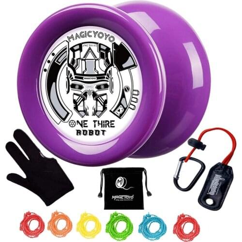 MAGICYOYO Looping Yoyo Responsive Yoyo D2 ONE Third Ball Bearing Yoyo Axle Super Durable Kids Yoyo,Glove,Strings