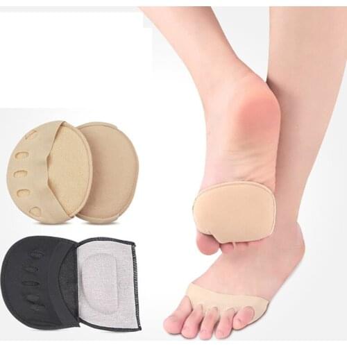 1 Pair Metatarsal Sleeve Pads Half Toe Bunion Sole Forefoot Gel Pads Cushion Half Sock Supports Prevent Calluses Blisters