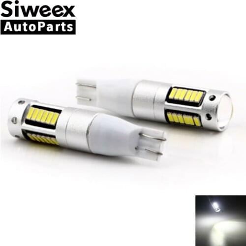 1pcs High Quality Car-Styling T10 W5W T15 W16W 30 SMD 4014 LED Lamp Parking Reverse Backup Light Canbus Pure White Fog Bulb 12V