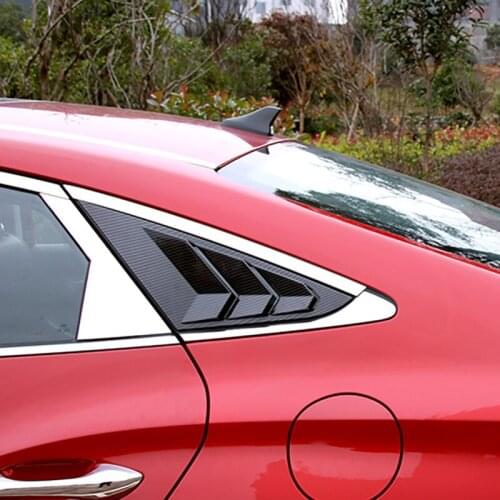 2pcs for HYUNDAI LA FESTA 2019 Rear triangle glass Window shades sport decorate panel