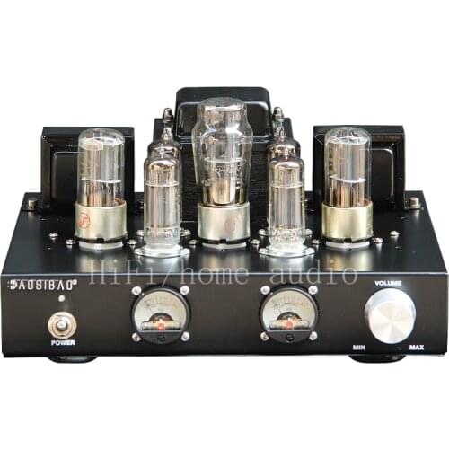 6p1 Vacuum Tube Class A Stereo Power Amplifier， Single-ended Parallel Pure Bile Tube Amplifier，power 6.8Wx2 Home Theater Amp