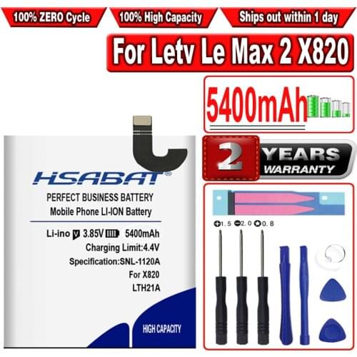 HSABAT LTH21A 5400mAh Battery for Letv Le Max 2 X820 Le Max2 5.7inch X821 LeMax2 X822 X829 free shipping