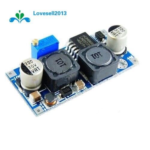 2pcs DC DC Auto Step Up Step Down Boost Buck Voltage Converter Module LM2577 3-35V To 1.25-30V Solar Voltage Power Supply