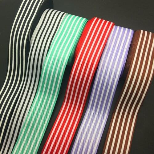Wholesale 5 Yards 1Inch 25mm Wide Printed Grosgrain Ribbon Hair Bow/Christmas/wedding DIY Sewing Craft