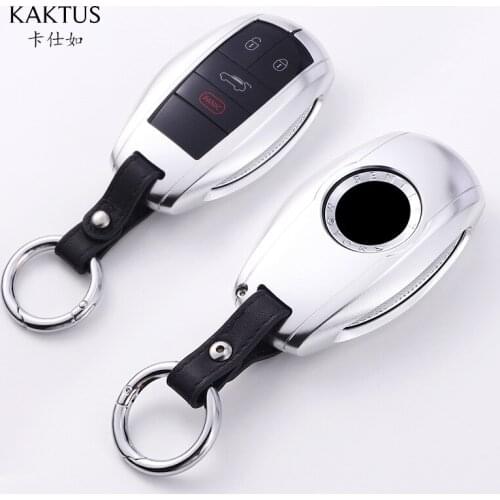 Car Key Case Fit for Bentley Bentayga 2018 New for Continental Gt Remote Control Car Key Aluminum Alloy Key Case