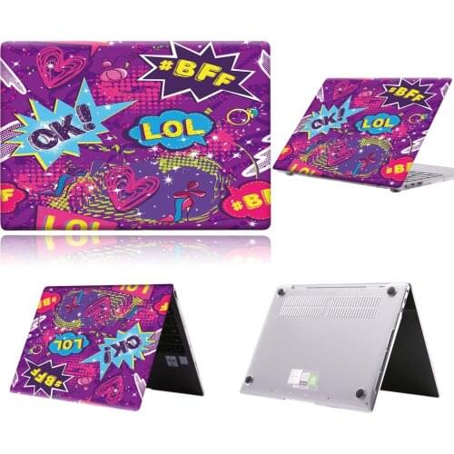 PVC Laptop Case For Huawei MateBook 13/13 AMD Ryzen/14/D14/D 15/X 2020/X Pro/Pro 16.1/Honor MagicBook 14/15 Graffiti Art Shell