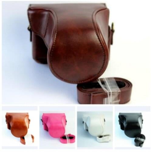 PU Leather Camera Bag Case Cover for Canon EOS M10 M100 eos m200 15-45mm 5 Colors