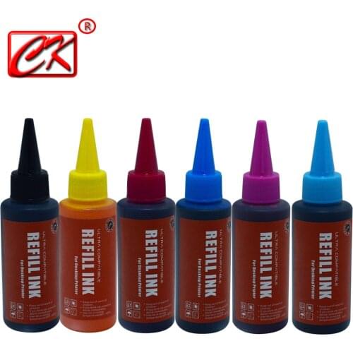 CK 6 Colors Refill Ink For Epson L800 L801 L805 L810 L850 L1800 L111 P50 T50 T6731-T6736 T6741 T6742 T6743 T6744 T6745 674