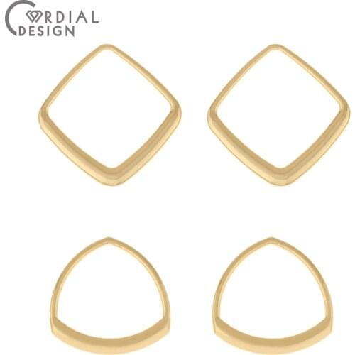 Cordial Design 100Pcs Jewelry Accessories/Earrings Pendants/Geometry Shape/DIY Charms/Hand Made/Jewelry Findings & Components