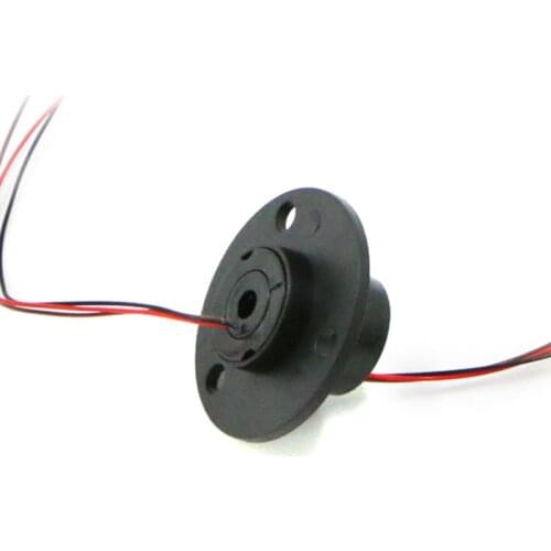 DIY Mini 3 Channel Wires 2A Through Bore Conductive Slipring with Hole Diameter 5mm Rotating Electric Collecting Joint Connector