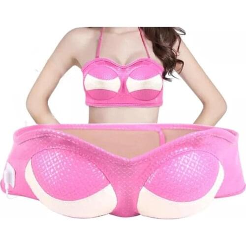 Electric Breast Enhancement Massager Breast Enlargement Massager Bra Vibration Breast Heating Stimulation Machine USB Charging