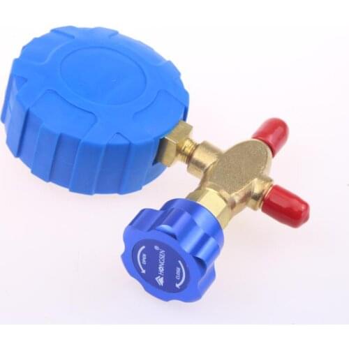 HS-466NAL low pressure HS-466NAL High Single table valve for R134a,R410a,R22,R404A Refrigerant plus fluorine metal knob snow