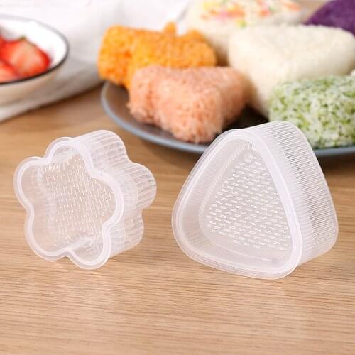 Donut-shaped Rice Box Mold DIY Practical Sushi Maker Onigiri Mold Food Press Triangular Form Rice Ball Maker For Kitchen Tools