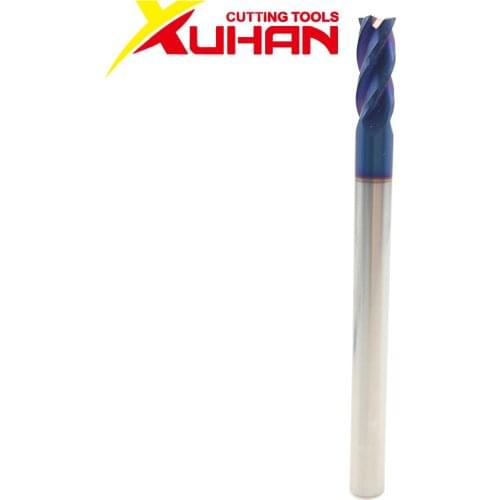 HRC65 Caibide end mill 4flutes Φ6.0*75L Alloy Coating Tungsten Steel Endmills high hardness cutting tool cnc milling cutter