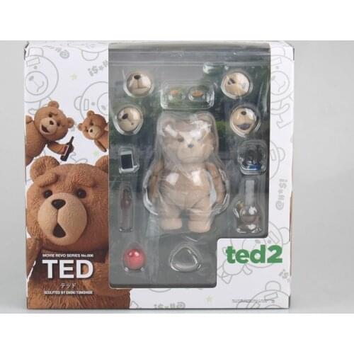 Anime Movie Revo Series NO.006 TED2 Teddy Bear PVC Action Figure Collectible Model 9cm